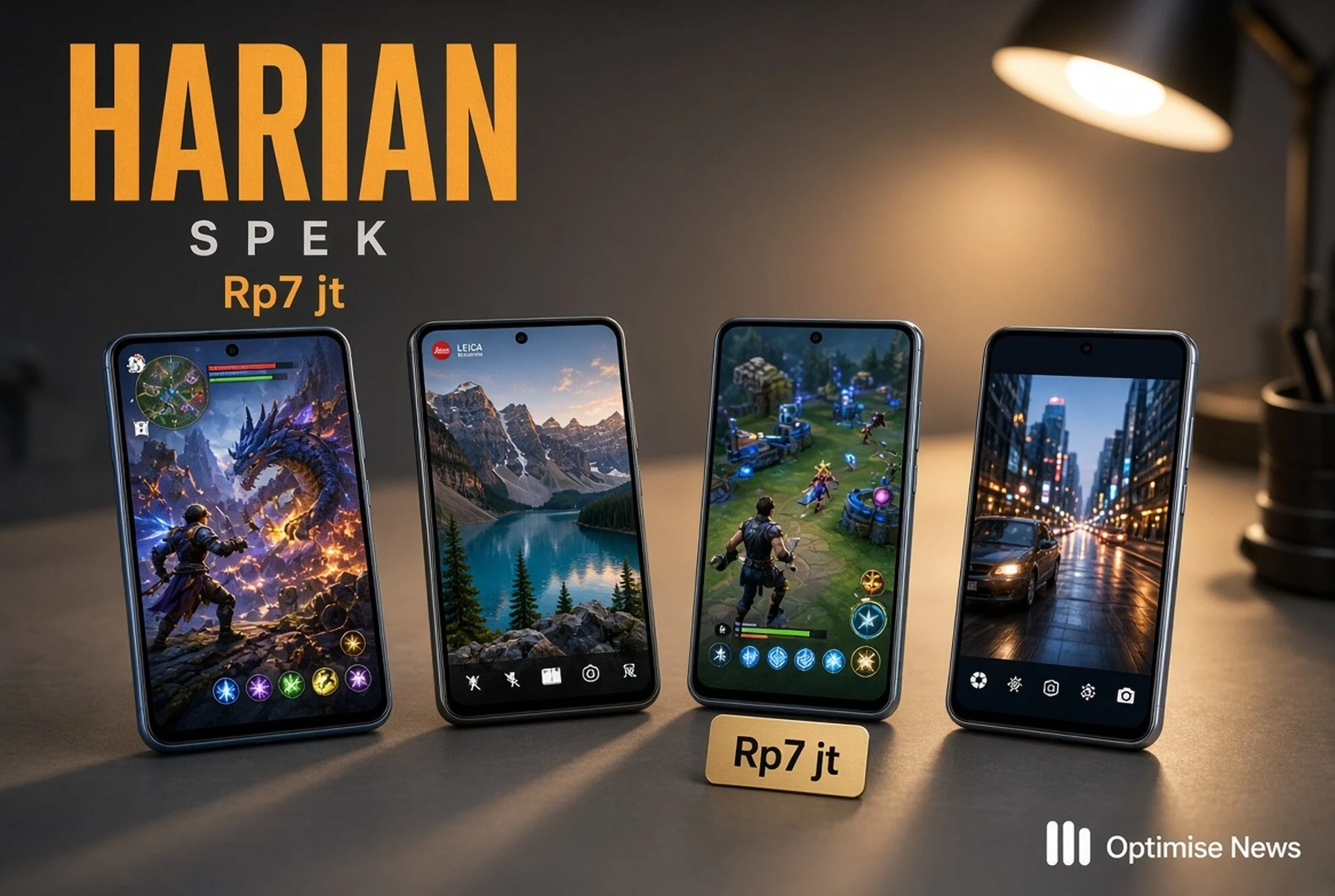 Spesifikasi HP Rp7 Jutaan Siap Tahan Gaming Berat dan Foto Harian