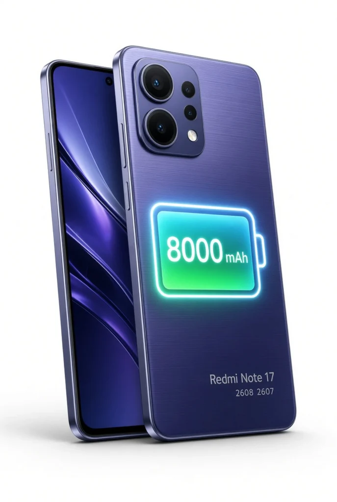 Ringkasan Spesifikasi Redmi Note 17 dari India