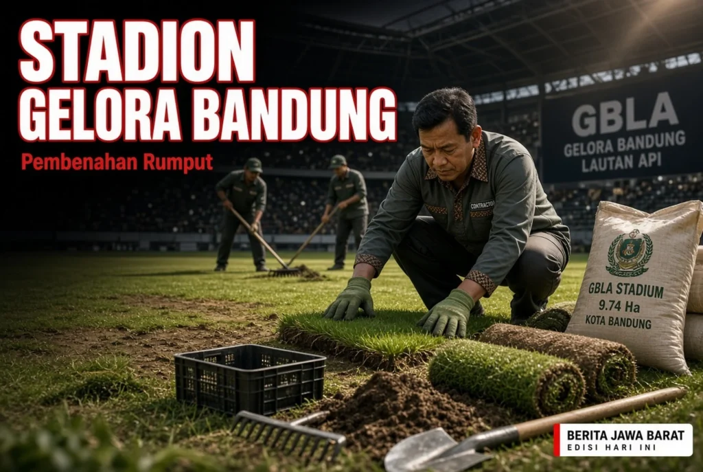 Stadion Gelora Bandung Lautan Api Persiapkan Laga Persib vs Manila