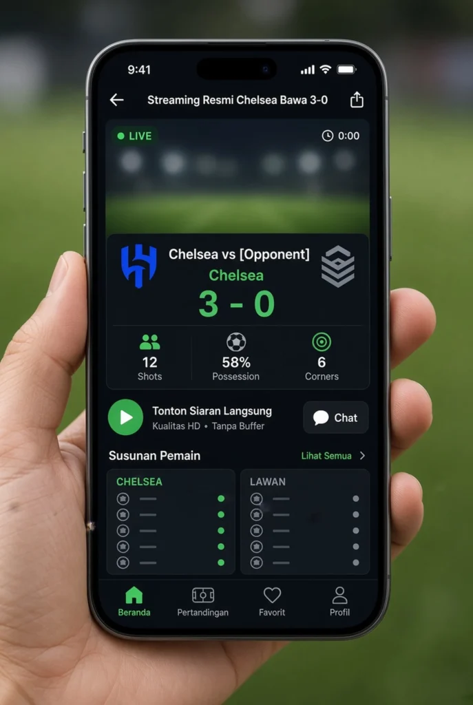 Langkah buka tayangan resmi di aplikasi Vidio dari ponsel
