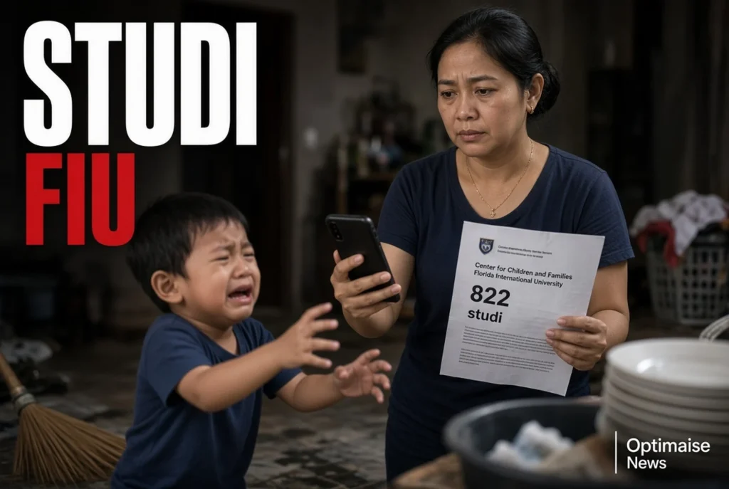 Studi FIU: Stres Orang Tua Naikkan Screen Time Anak di 822 Kasus