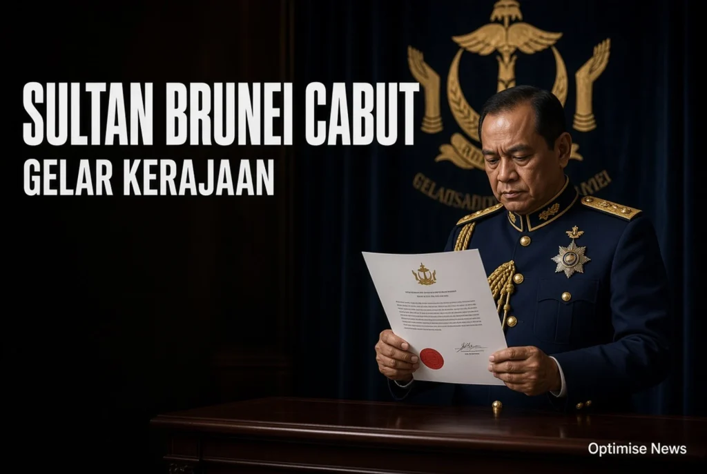 Sultan Brunei Cabut Gelar Kerajaan Menantunya Raabi'atul Adawiyyah