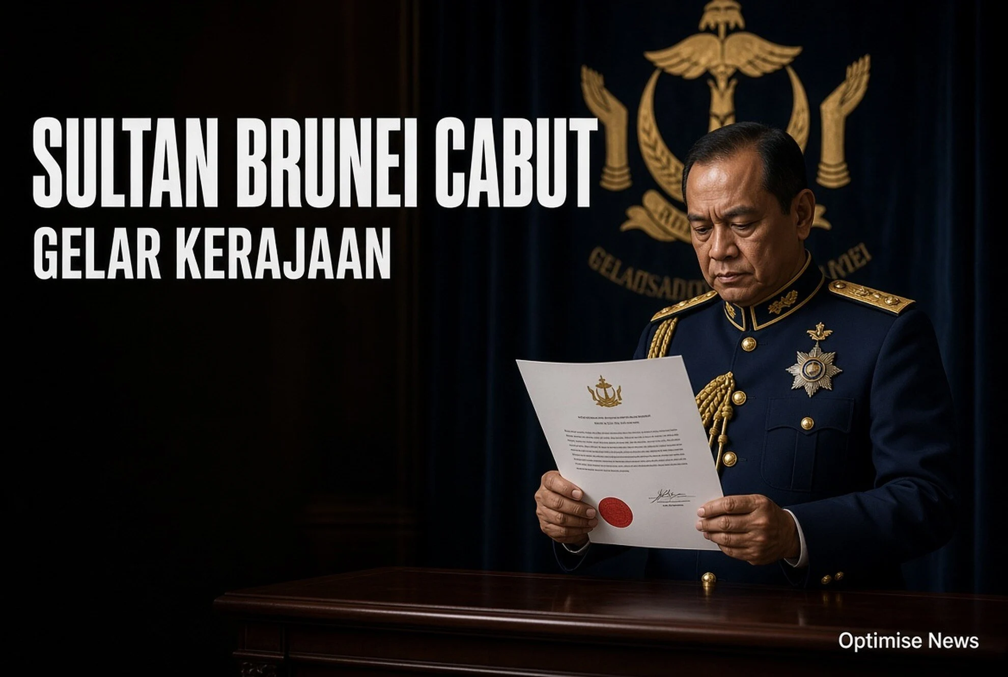 Sultan Brunei Cabut Gelar Kerajaan Menantunya Raabi'atul Adawiyyah