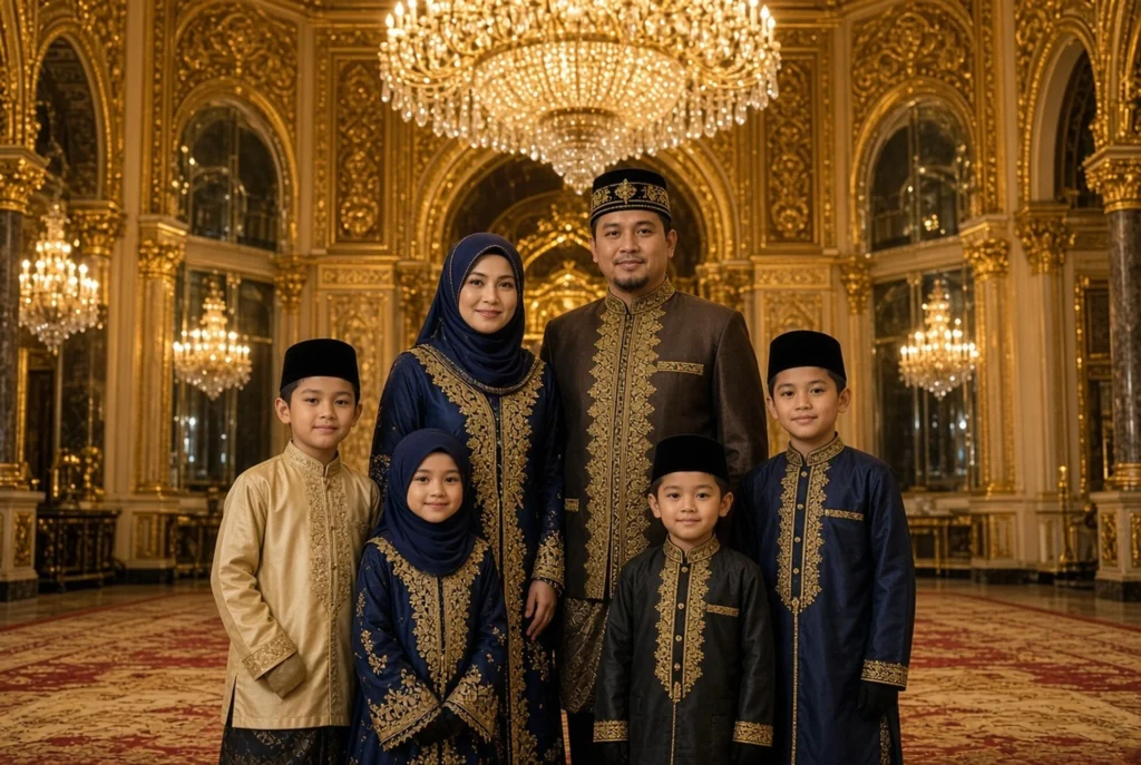 Pernikahan dan kehidupan keluarga dengan empat anak kerajaan