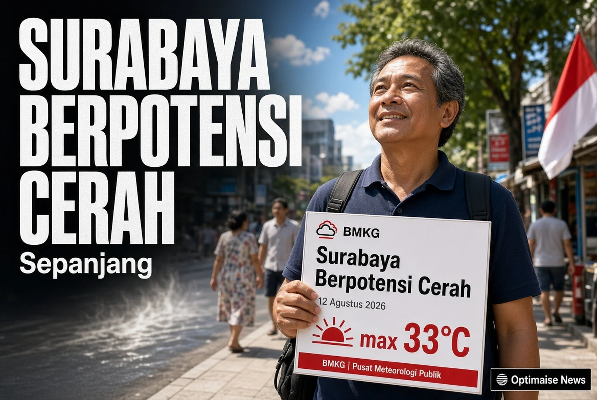 Surabaya Berpotensi Cerah Sepanjang Hari: Prakiraan Cuaca Kota