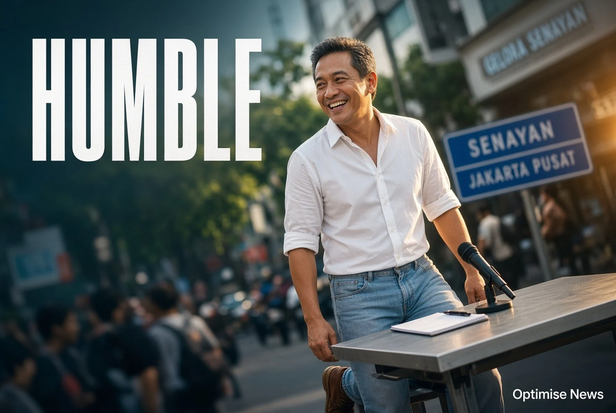 Sutradara Puji Kiesha Alvaro Humble di Set