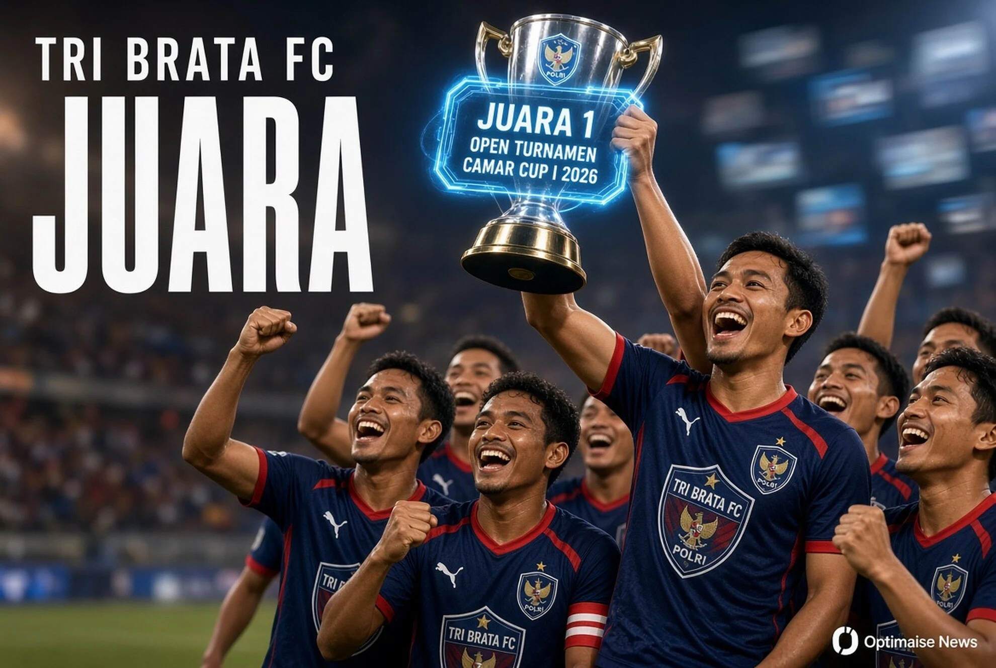 TRI BRATA FC Juara Camar Cup I 2026 di Sitarda Kupang