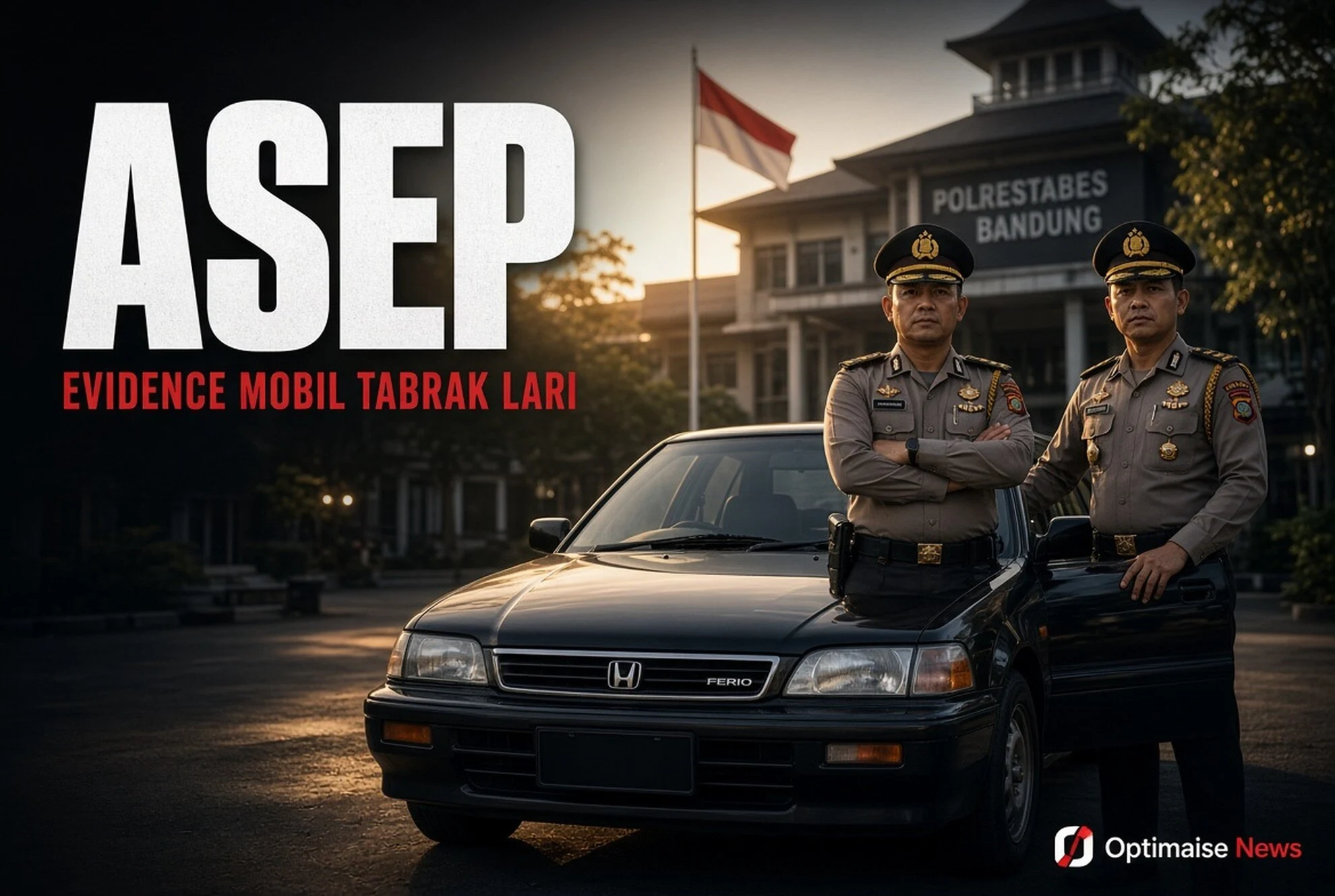 Tabrak Polisi di Bandung hingga Tewas Aiptu Asep