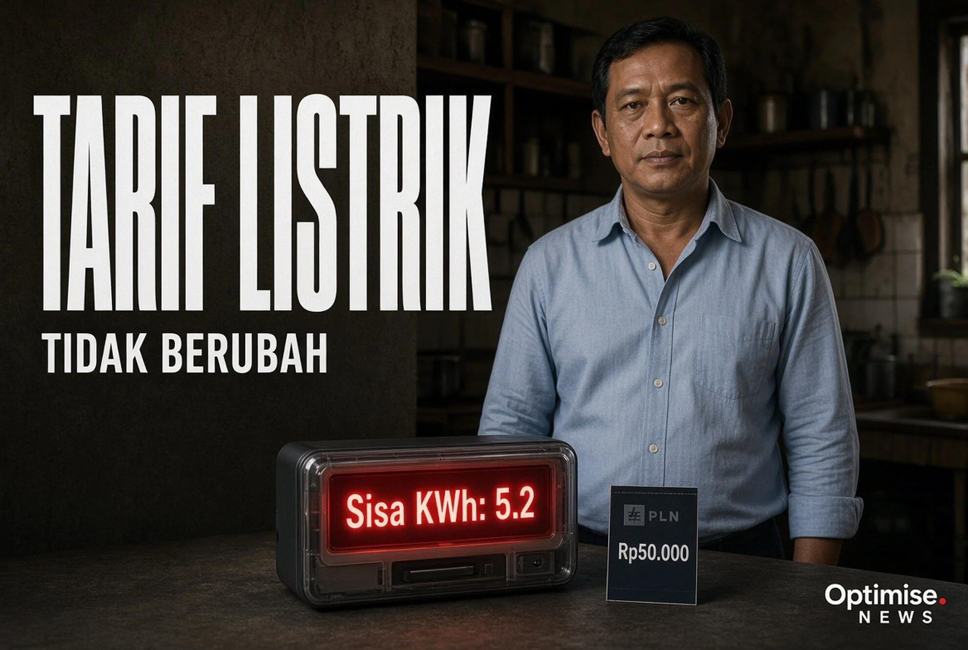 Tarif Listrik 2026 Tak Naik, Token Rp50 Ribu Berapa kWh dari 900 VA?