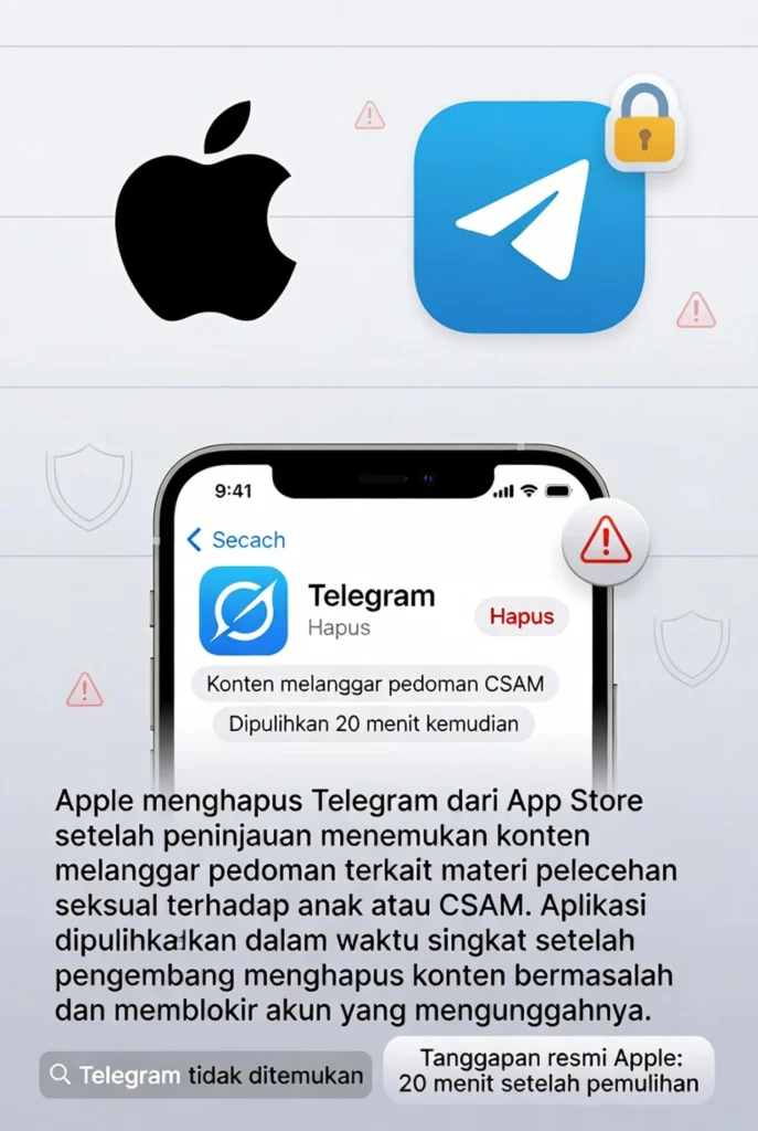 Penyebab Utama: Pelanggaran Panduan CSAM Apple