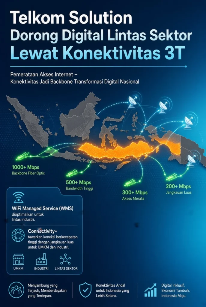 Solusi Connectivity+ untuk Kebutuhan Bisnis Lintas Sektor