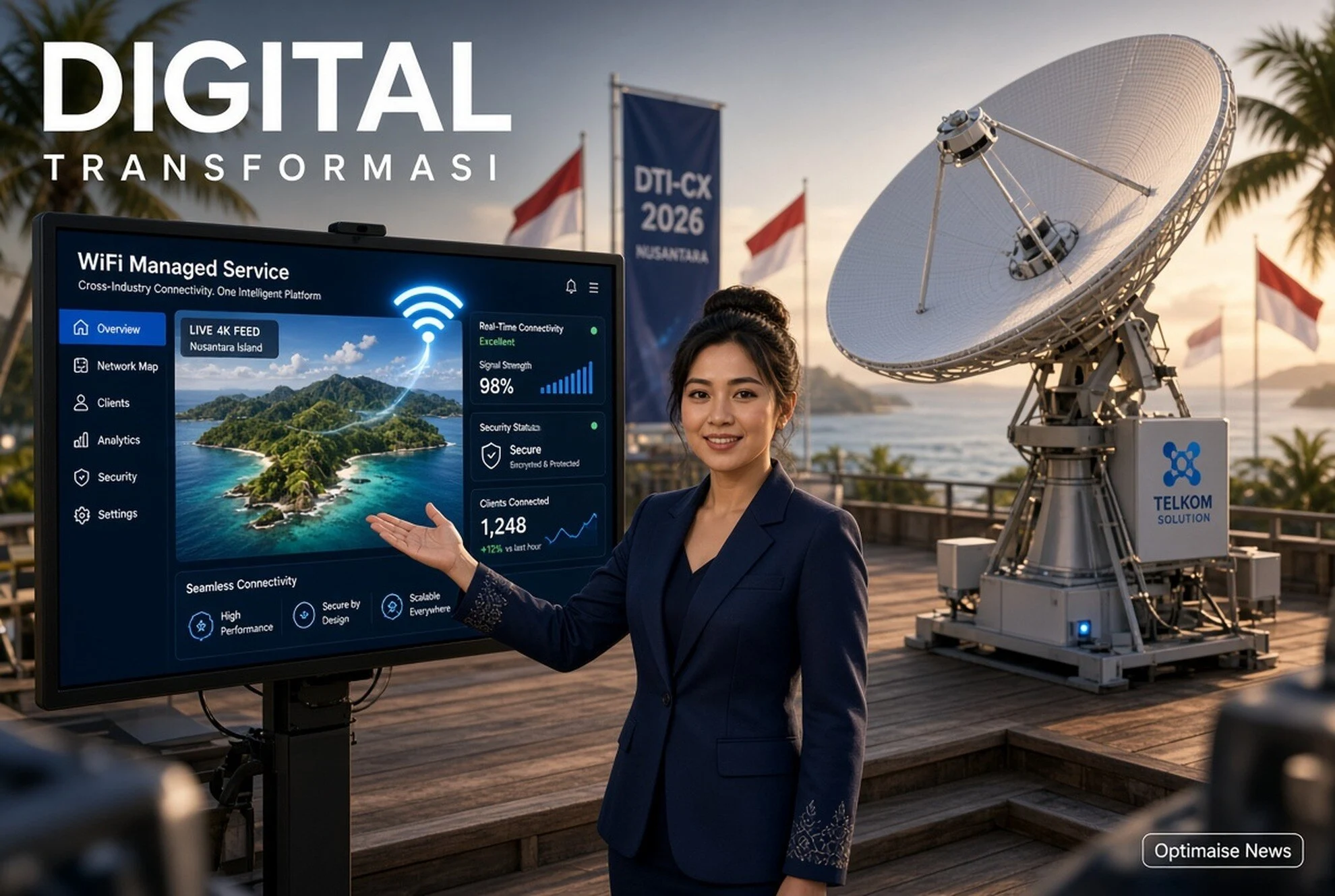 Telkom Solution Dorong Digital Lintas Sektor Lewat Konektivitas 3T