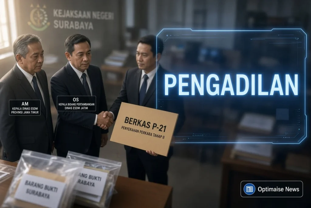 Tiga Tersangka Pungli Dinas ESDM Jatim Akan Diadili di Pengadilan
