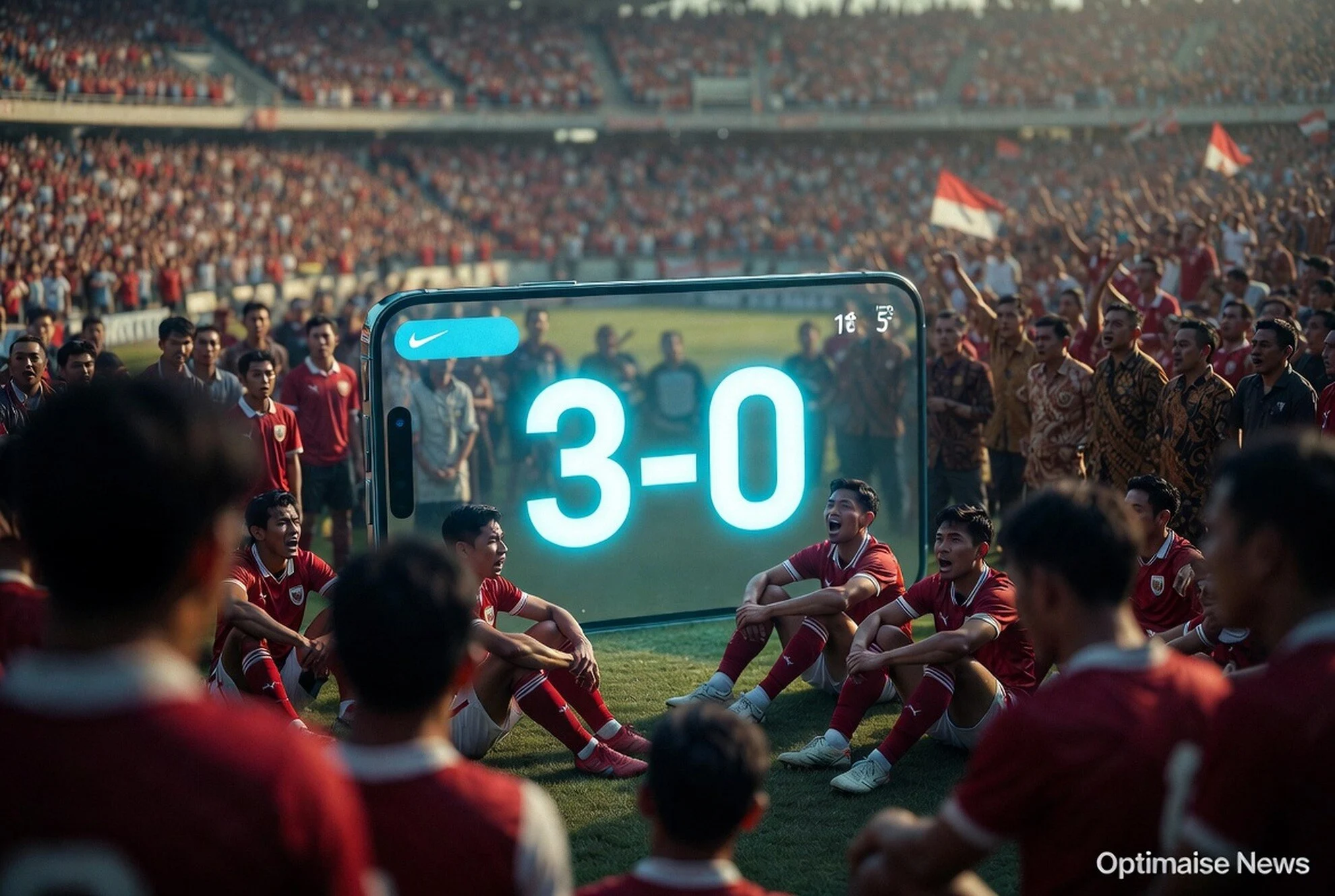 Timnas Indonesia Dibantai Sabet 3-0