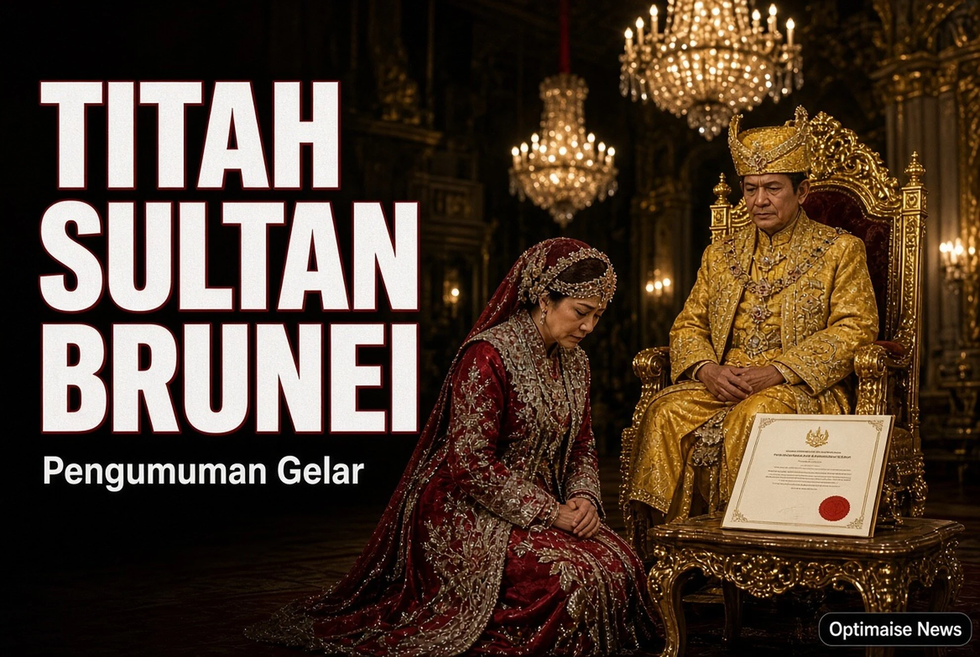 Titah Sultan Brunei Akhiri Gelar Istri Pangeran Malik 8 Agustus