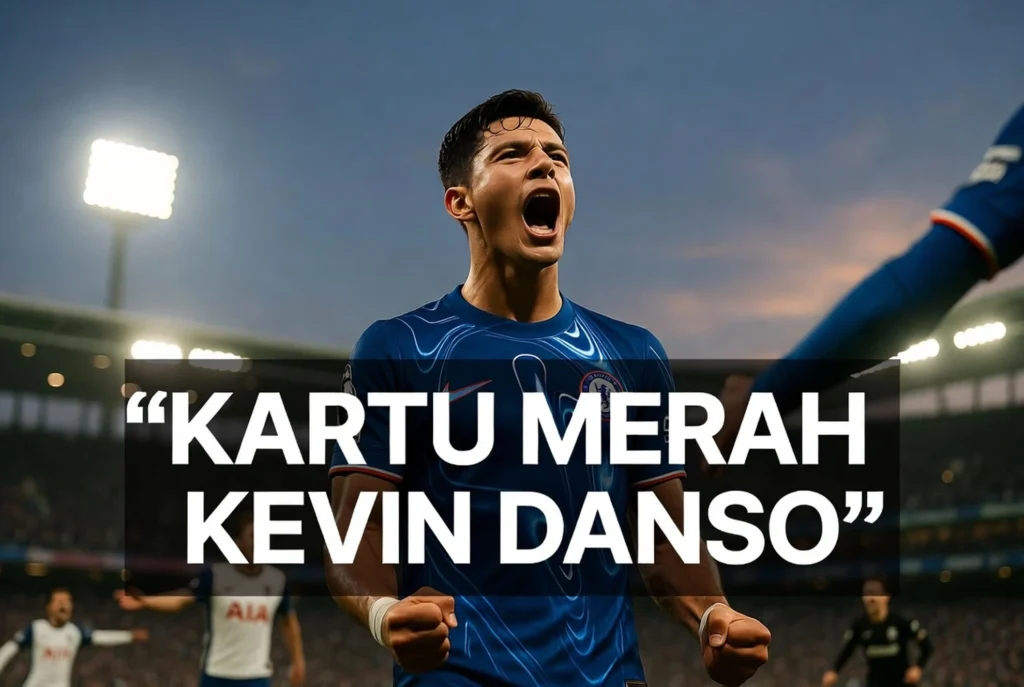 Estevao Saling Tabrak dan Danso Kena Kartu Merah