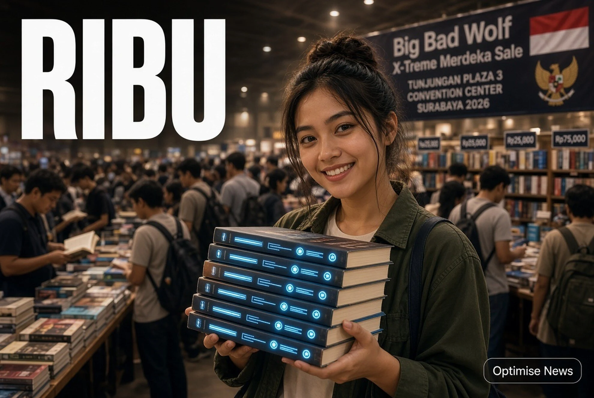 Treme Merdeka Sale & Surabaya Sajikan Buku Rp25 Ribu