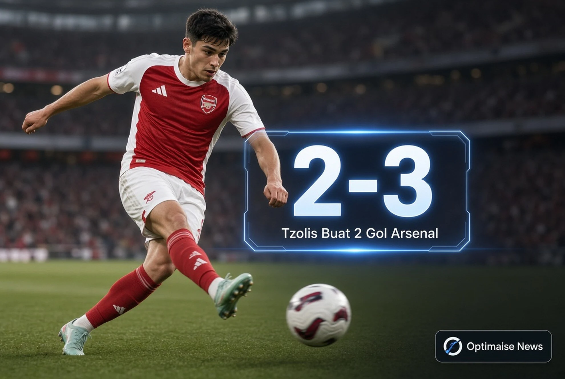 Tzolis Buat 2 Gol Arsenal, Arteta Puji Meski Kalah 2-3 Dortmund