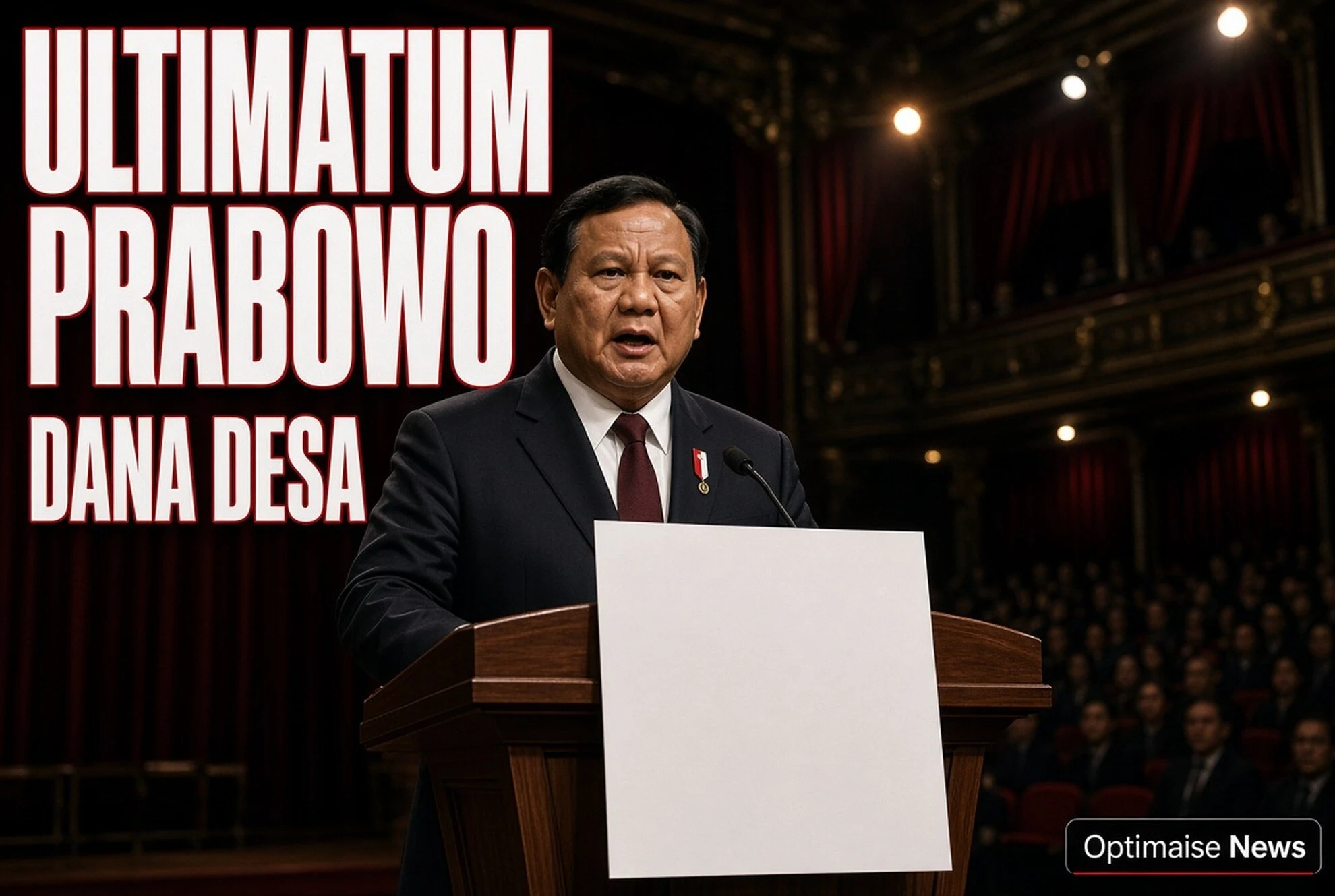 Ultimatum Prabowo: Dana Desa Rp1 M vs Jembatan, Pusat Siap Intervensi