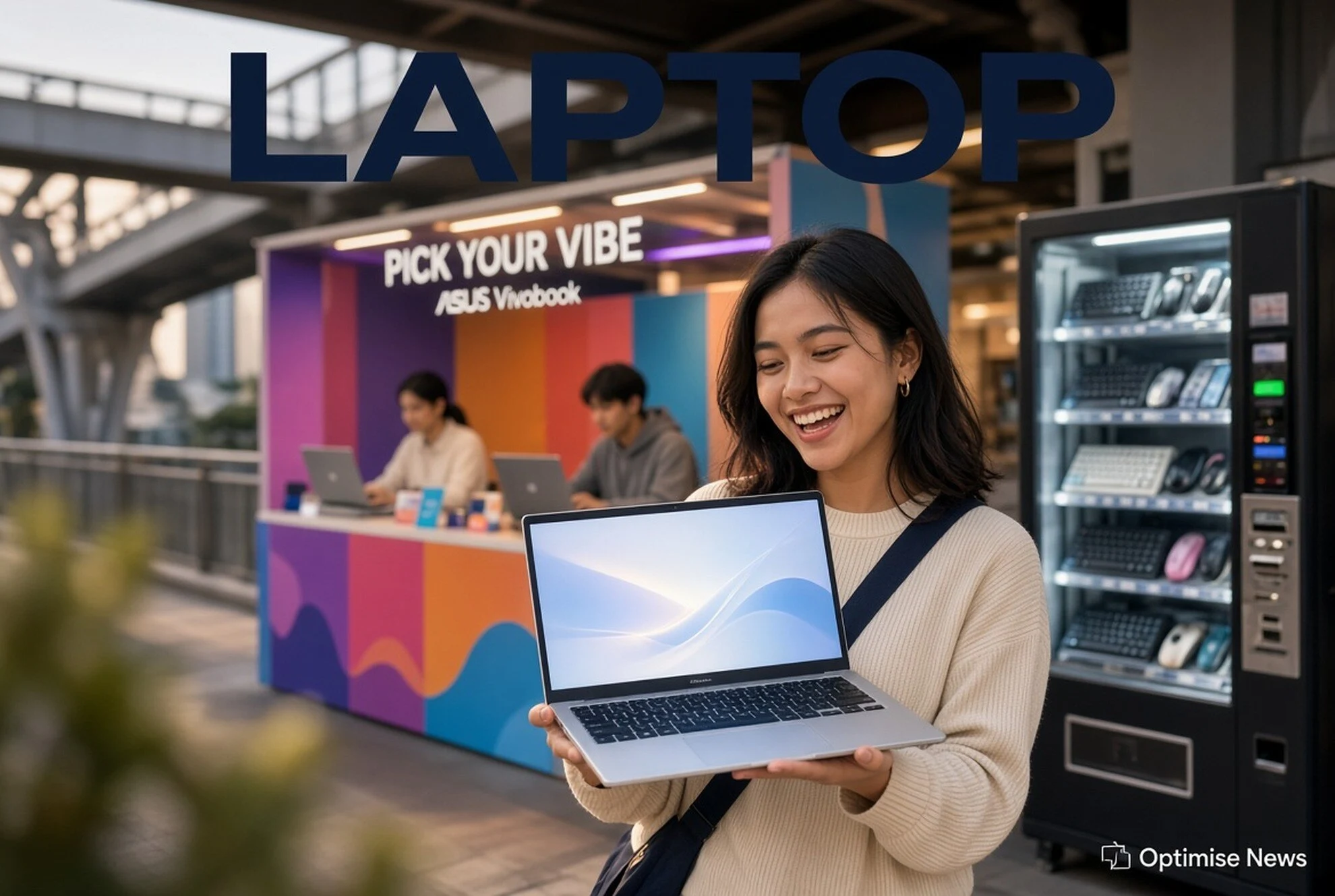 Undian Laptop ASUS Vivobook S14 di Booth Pick Your Vibe JPM Dukuh Atas