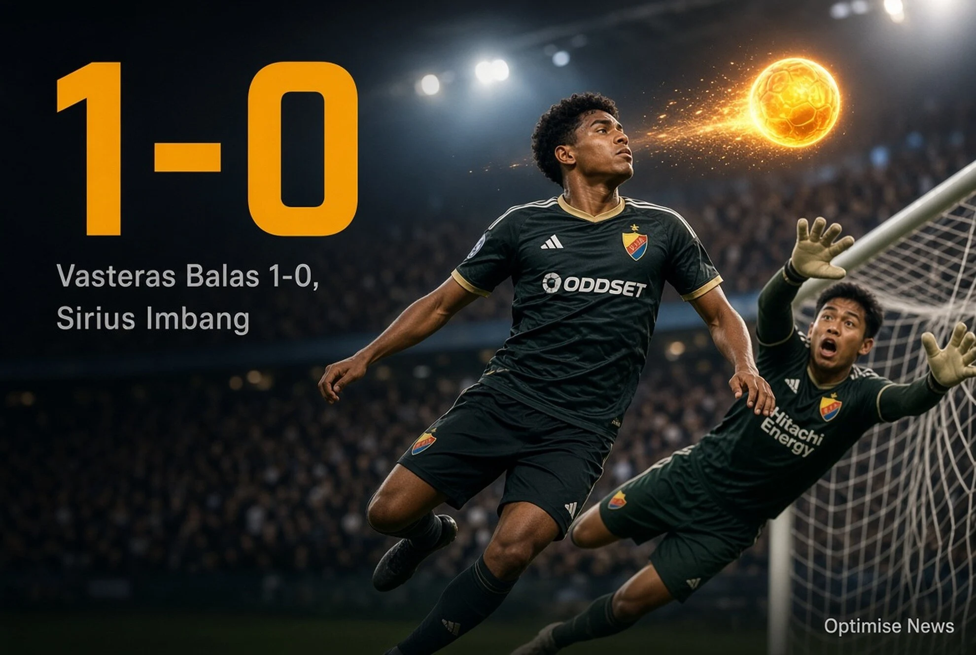 Vasteras Balas 1-0, Sirius Imbang 2-2 di Allsvenskan