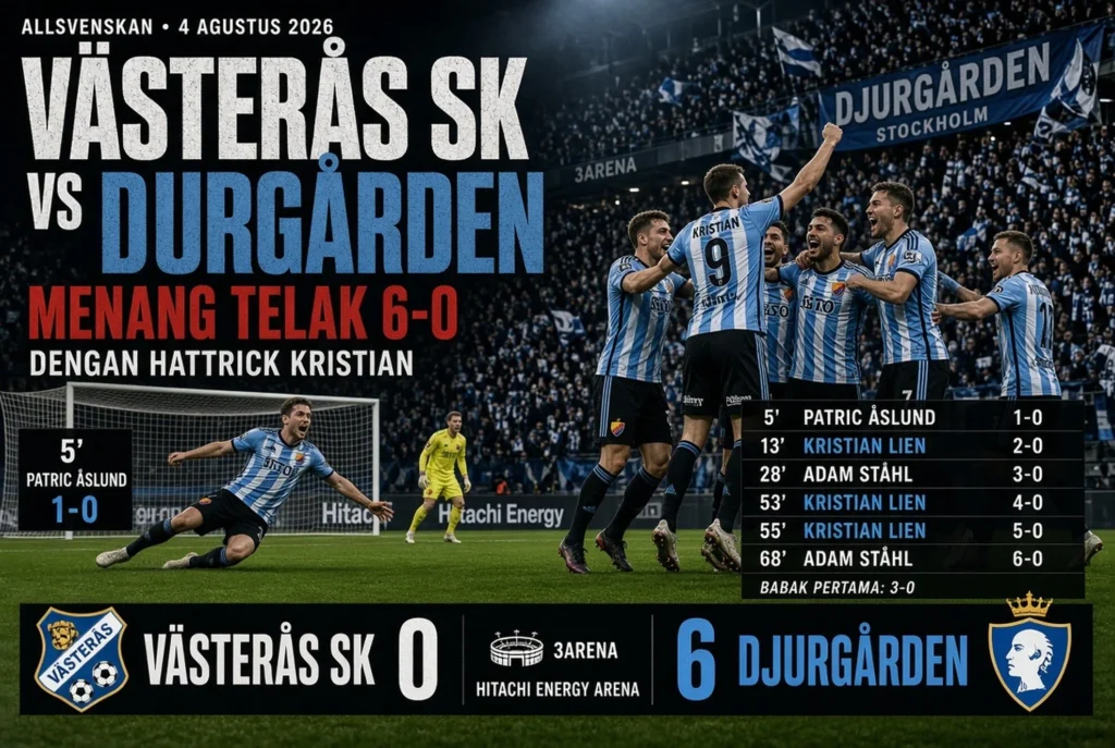 Hattrick Kristian Lien Buka Tabular Baru