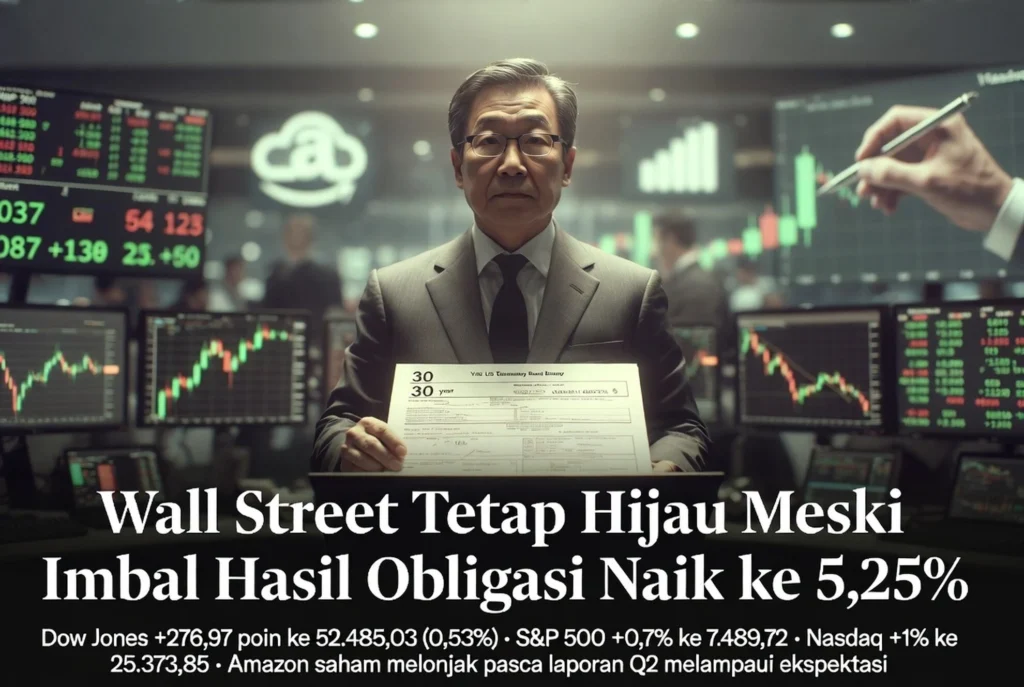 S&P 500 dan Nasdaq Ikut Menguat di Tengah Kenaikan Imbal Hasil