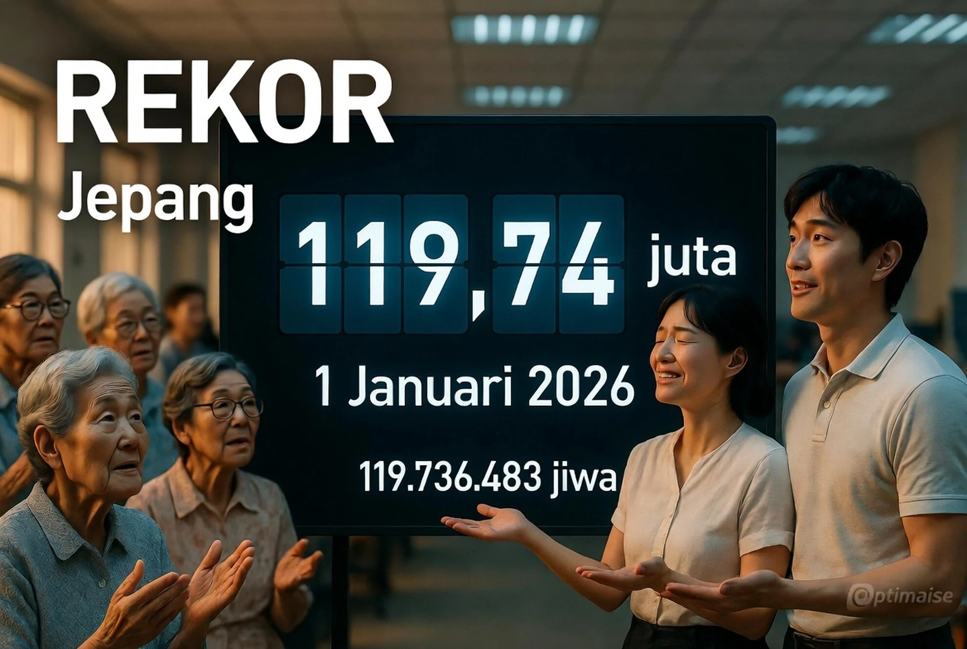 Warga Jepang Anjlok ke 119,7 Juta Usai Fertilitas 1,14 Rekor