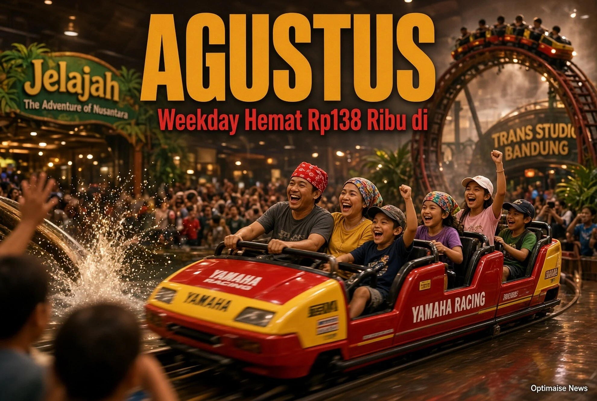 Weekday Hemat Rp138 Ribu di Trans Studio Bandung Agustus