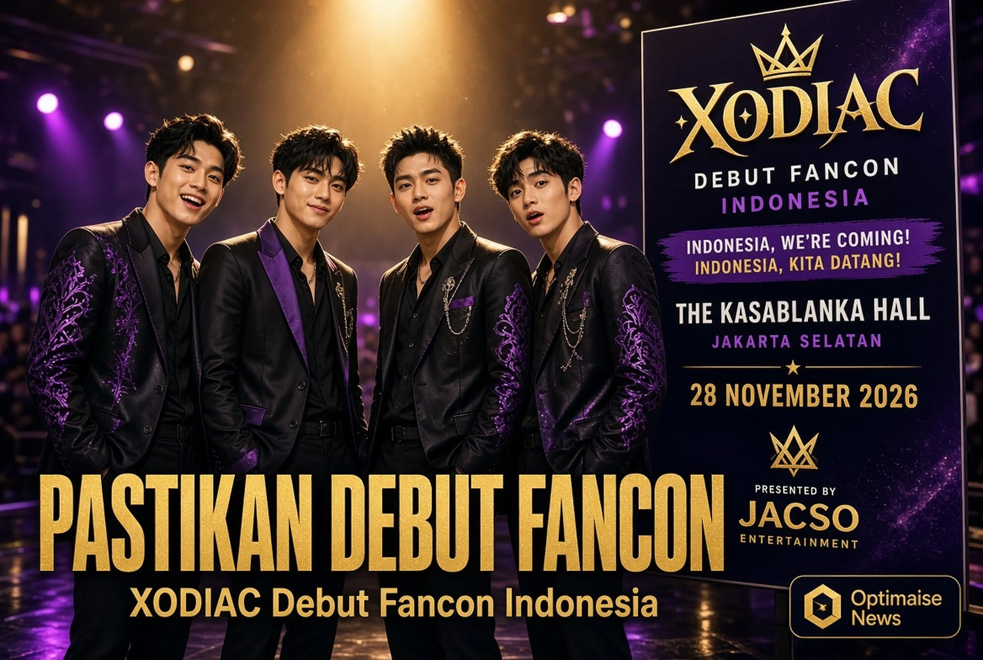 XODIAC Pastikan Debut Fancon Jakarta 28 Nov 2026 di Kasablanka