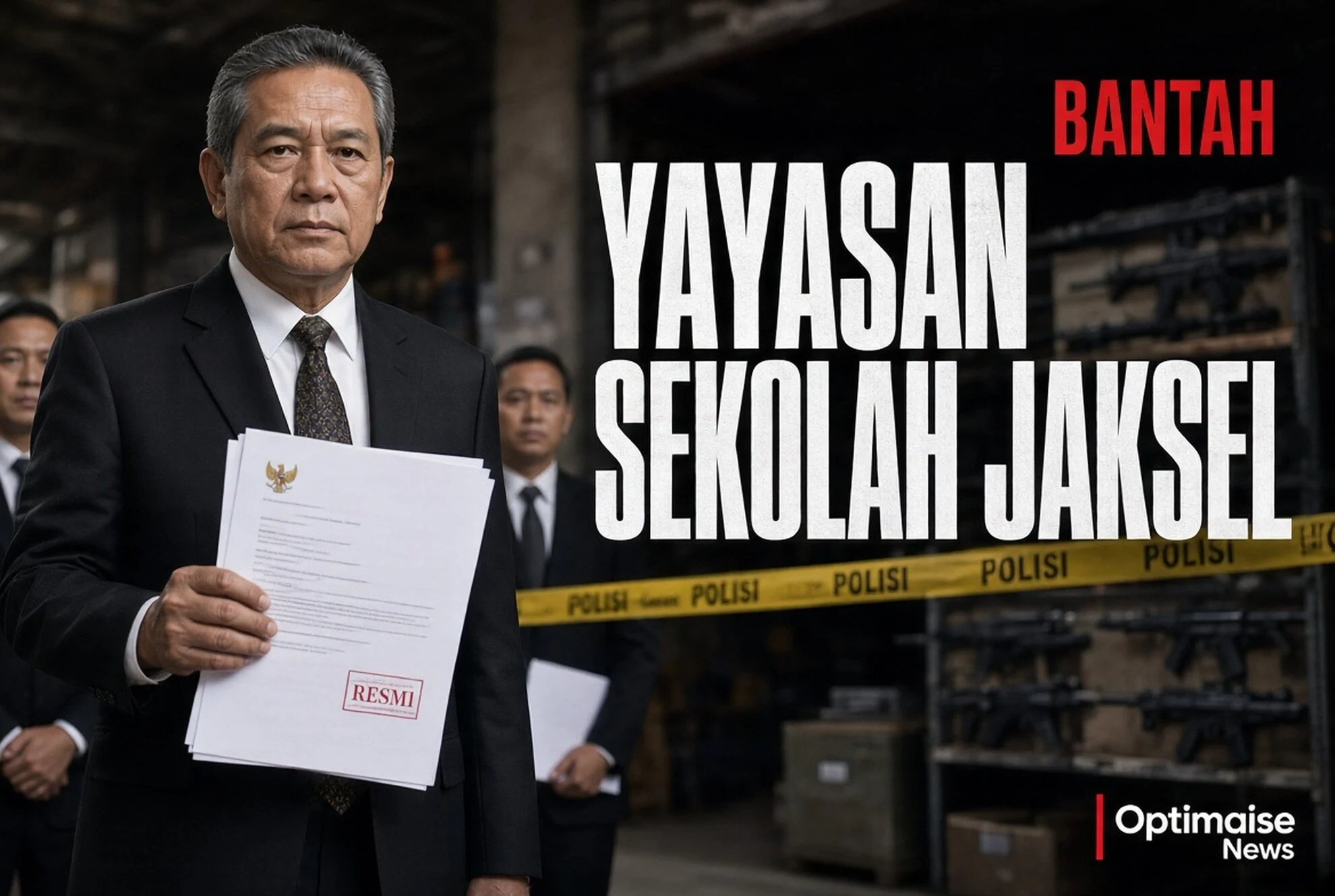 Yayasan Sekolah Jaksel Bantah Konflik Pendiri soal Temuan 995 Senjata