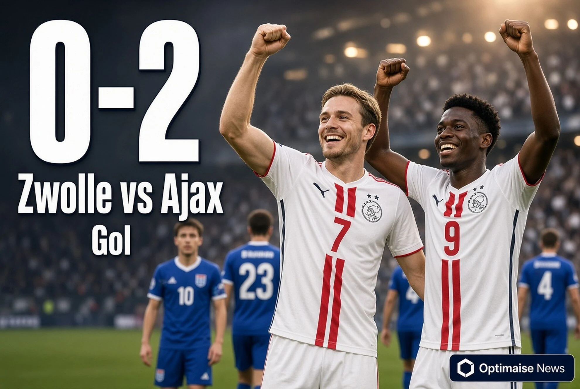 Zwolle vs Ajax 0-2: Gol Telat Mokio-Brandt Selamatkan De Godenzonen