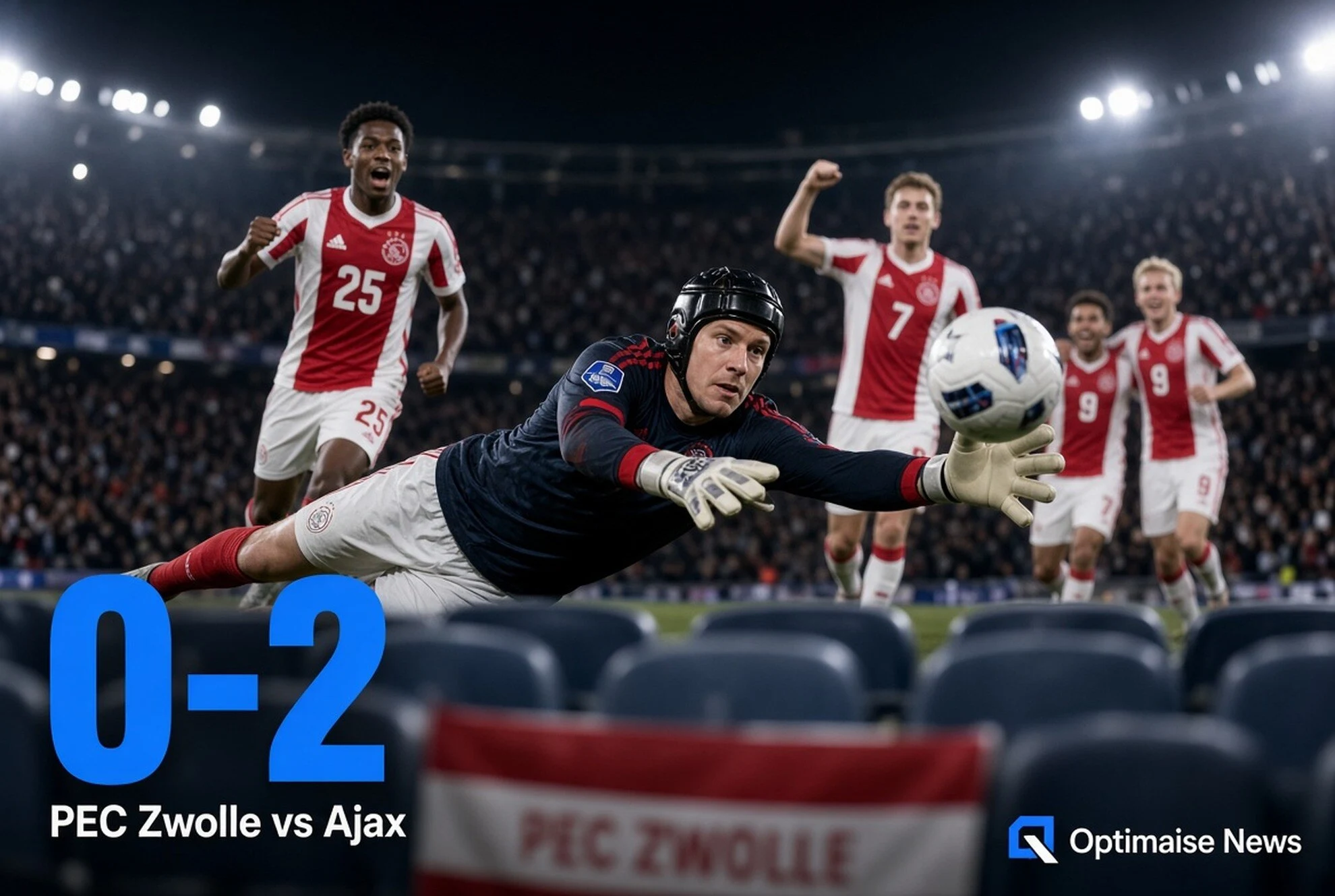 Zwolle vs Ajax 0-2: Paes Cadangan, Ajax Menang Telat
