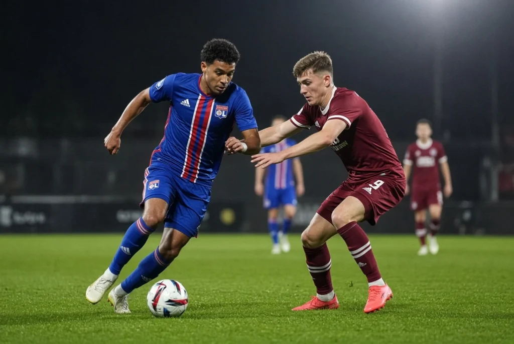 Skor dan formasi pertahanan Sparta Praha