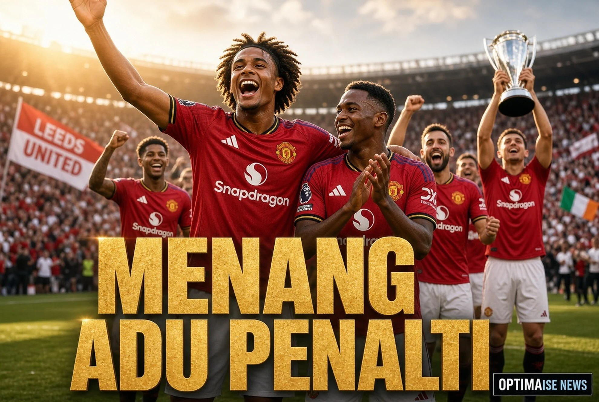 manchester united vs leeds united 1-1, MU Menang Adu Penalti 5-4